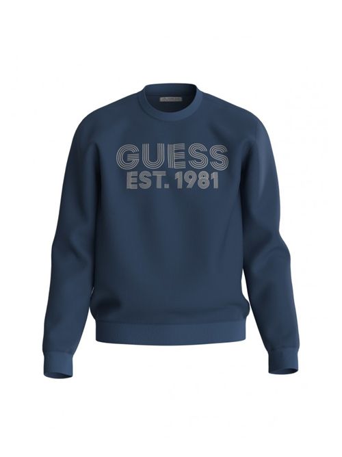 felpa uomo blu GUESS | M4YQ08K9Z21/G75N